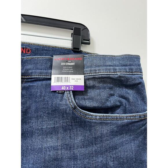 Lucky Brand Mens 223 Straight Leg Classic Jeans Size 40x32 Medium Wash NWT - Picture 4 of 9
